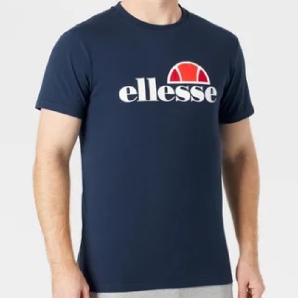 NEW Ellesse Driletto Tee Navy Small
